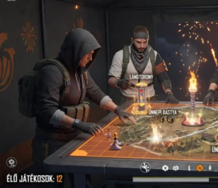PUBG MOBILE szezonális eseményt és különleges játékmódot bemutató jelenet